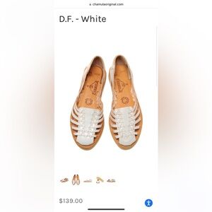 Chamula D.F White Mexican sandal